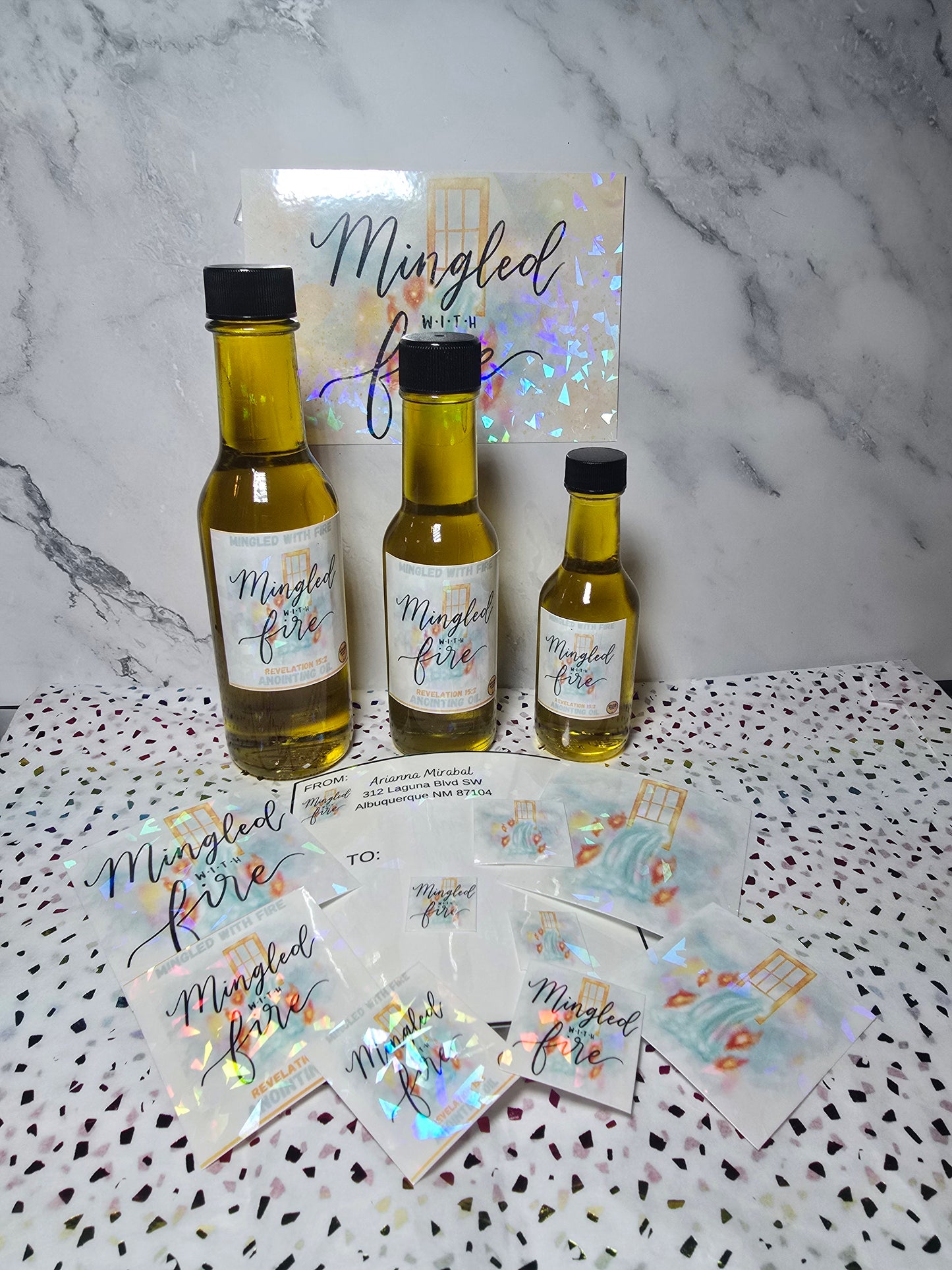 Mingled With Fire Anointing oil