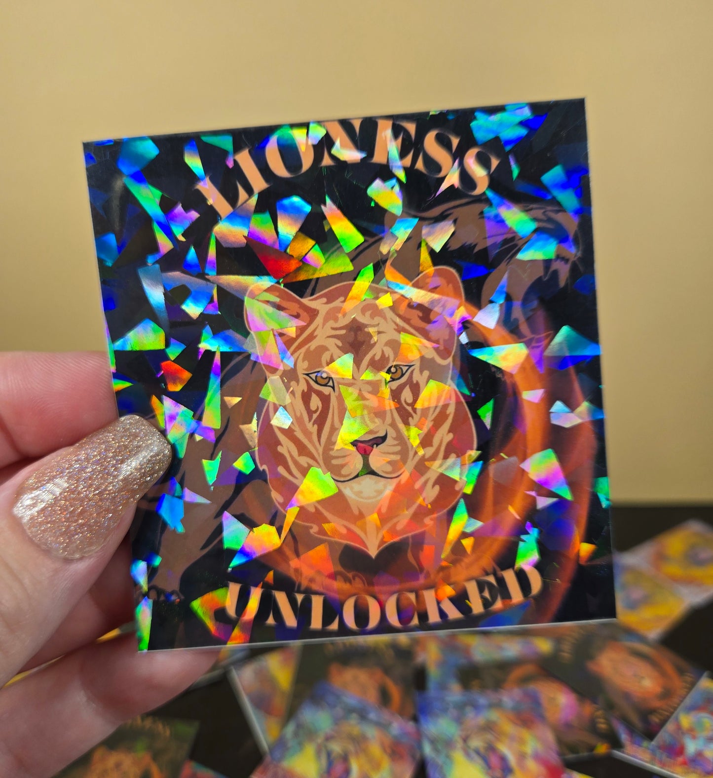 Ignite the Fire Sticker 🔥 Holographic