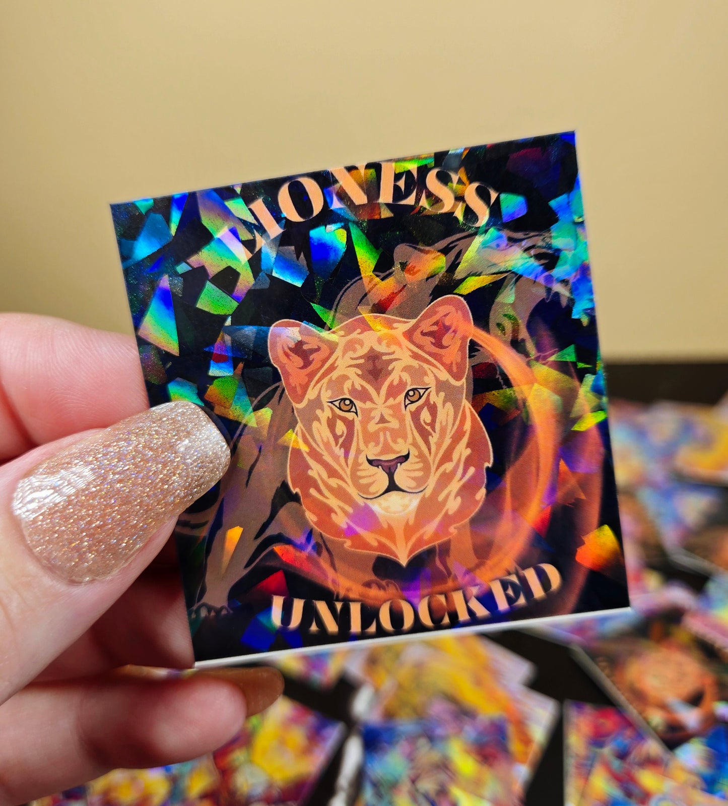 Ignite the Fire Sticker 🔥 Holographic