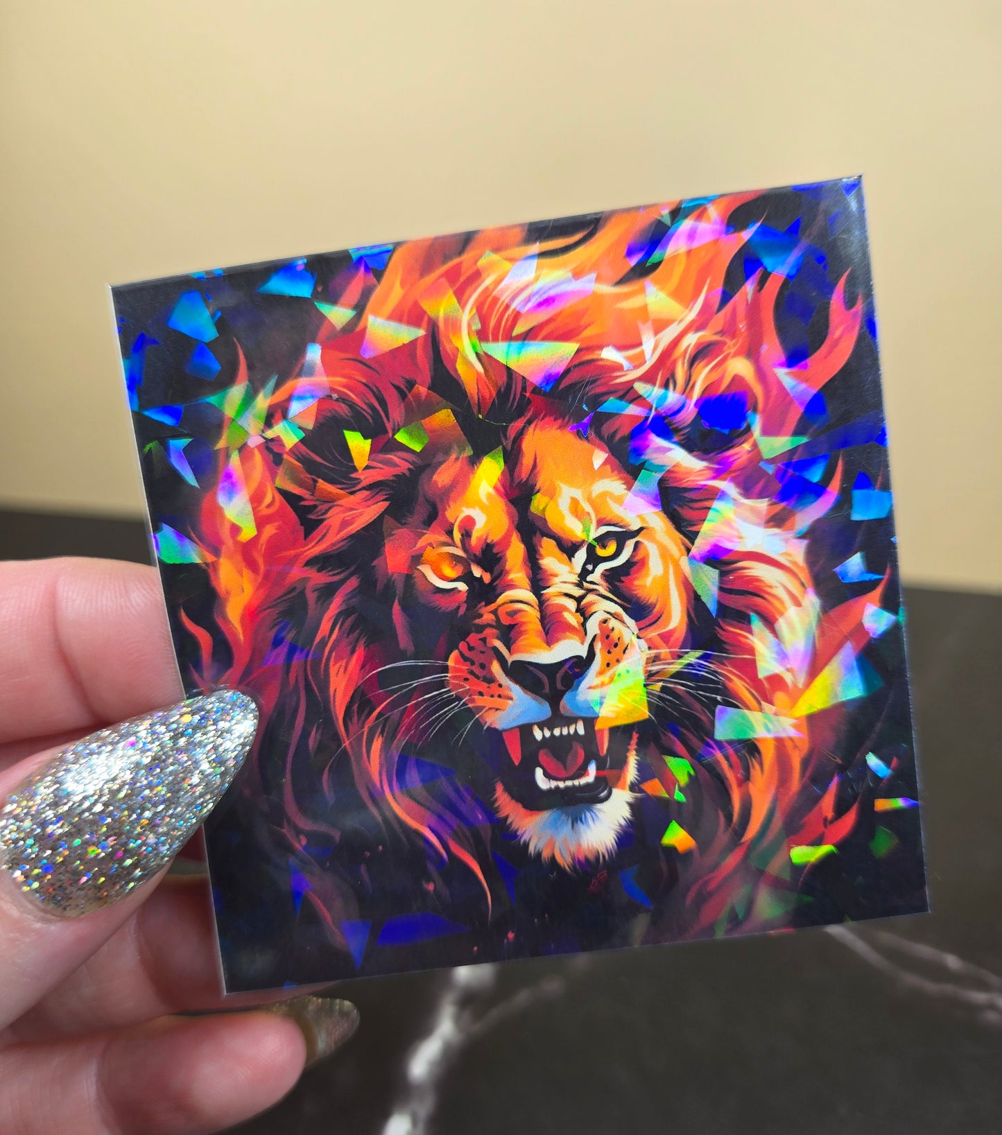 The Great Defender Sticker 🦁 Holographic