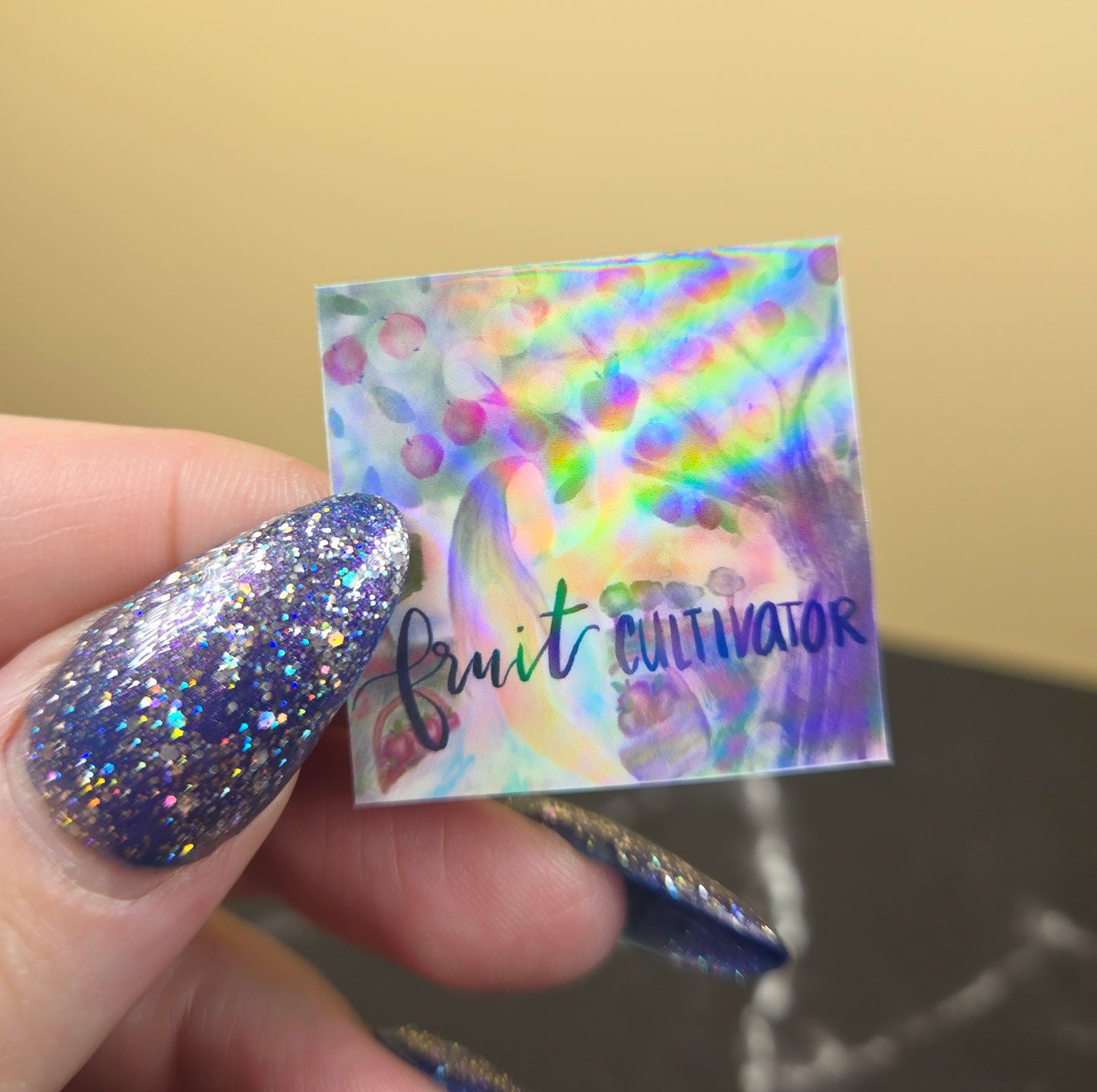 Fruit Cultivator Sticker π Holographic