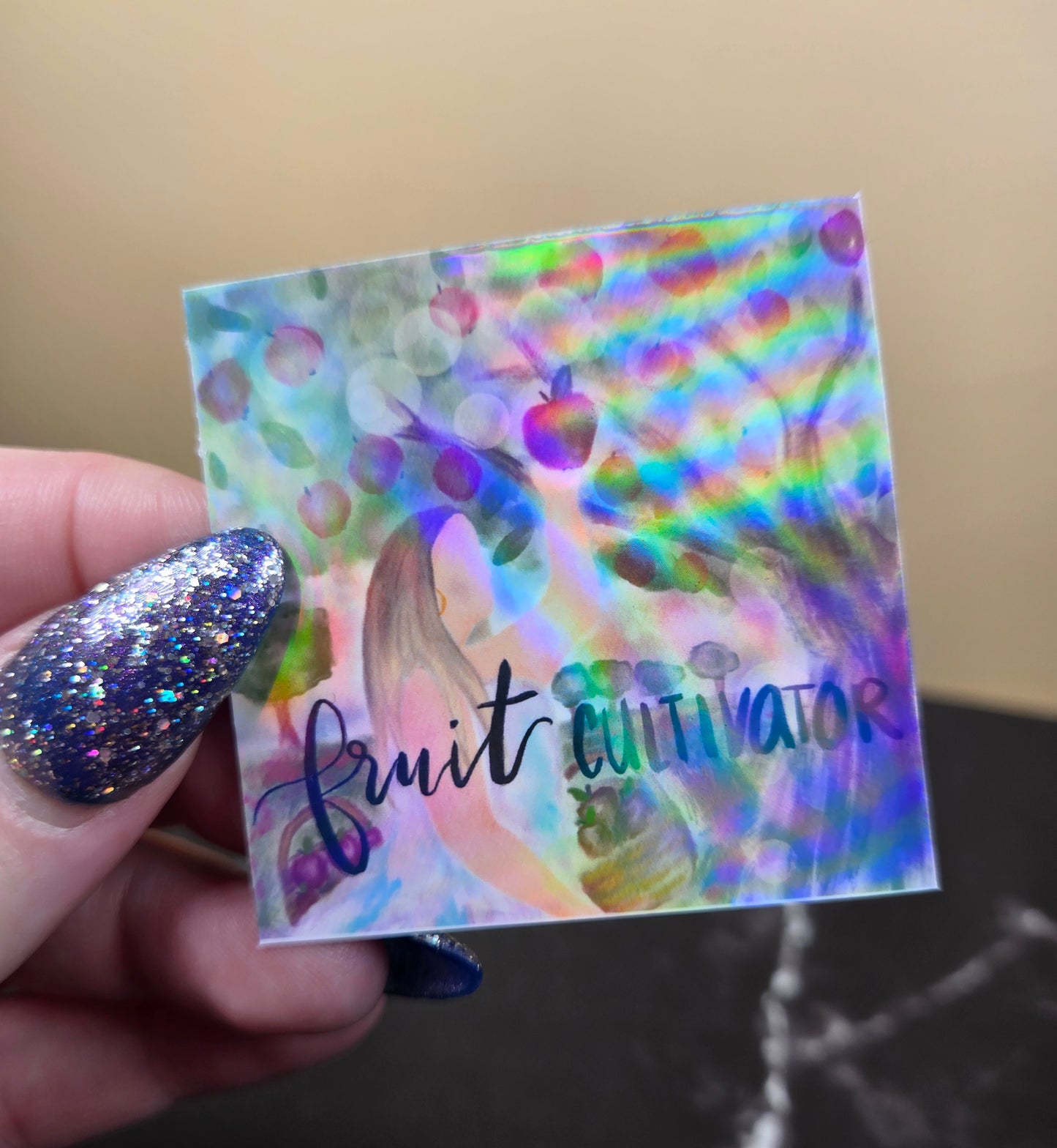 Fruit Cultivator Sticker π Holographic