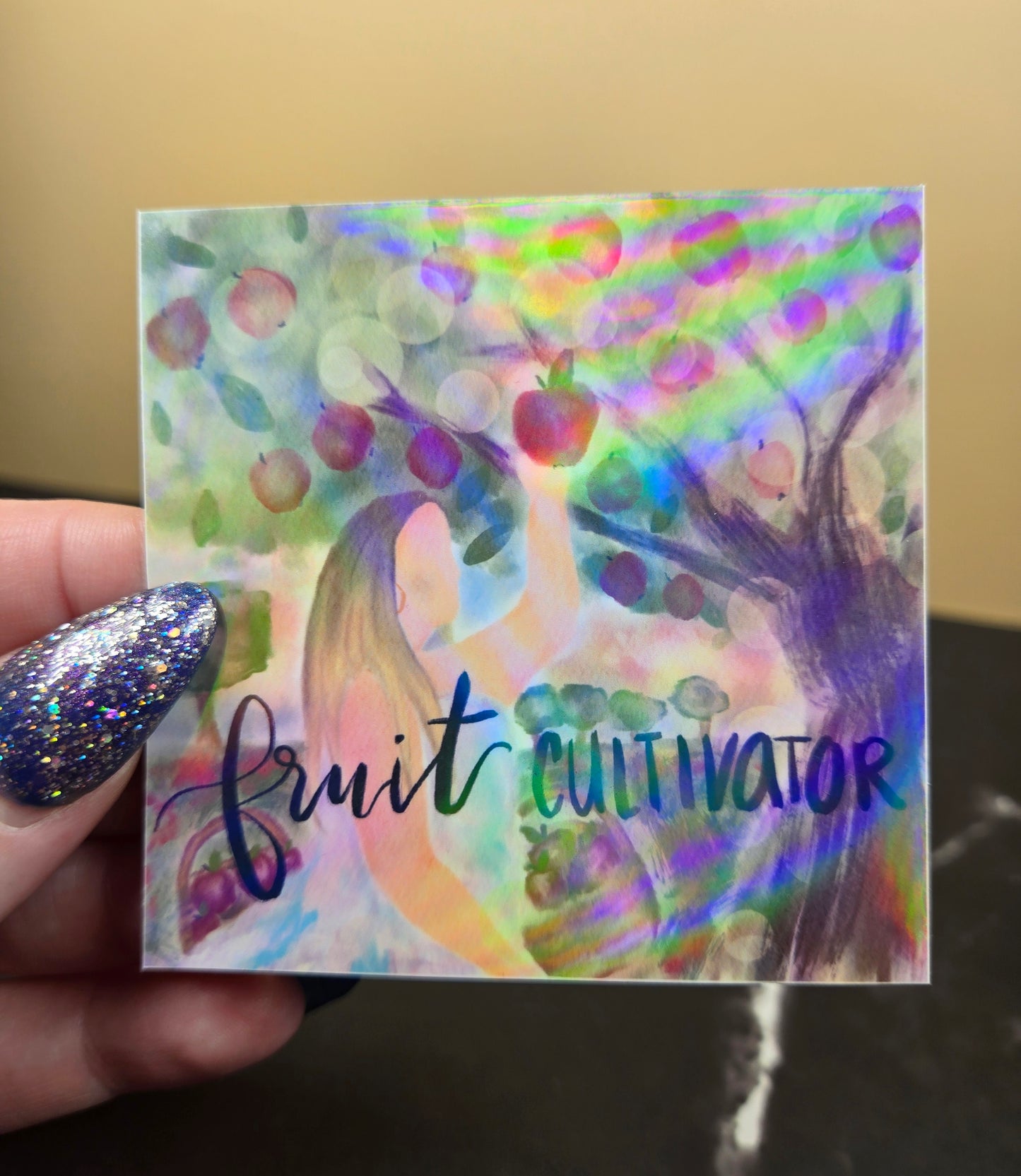 Fruit Cultivator Sticker π Holographic