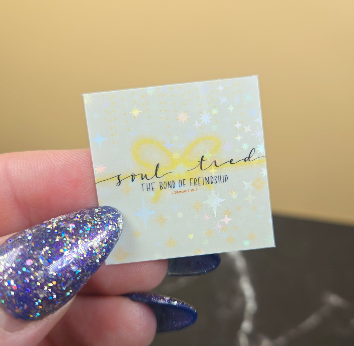 Soul Tied: The Bond Of Friendship Sticker 🎀 Holographic