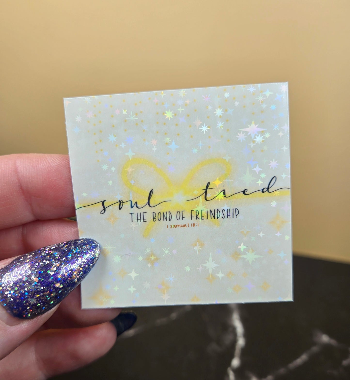 Soul Tied: The Bond Of Friendship Sticker 🎀 Holographic