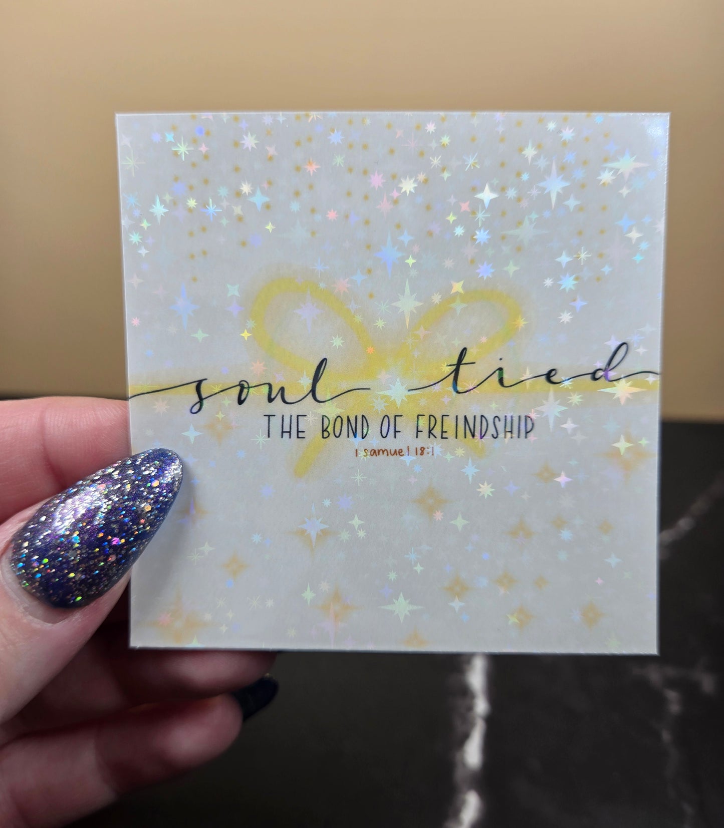Soul Tied: The Bond Of Friendship Sticker 🎀 Holographic