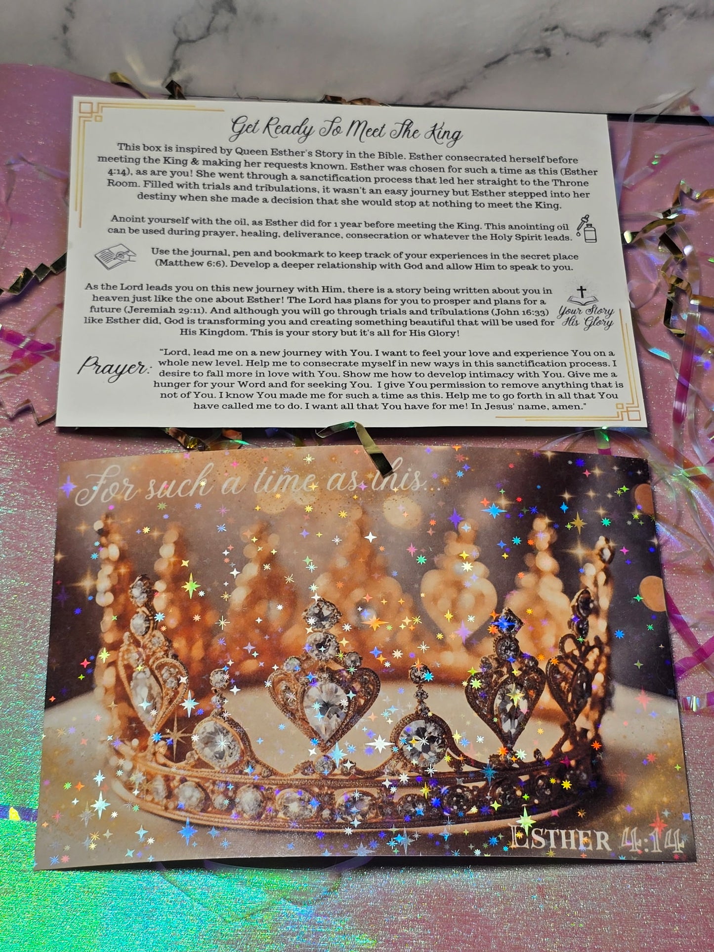 Get Ready To Meet The King Prophetic Esther Box