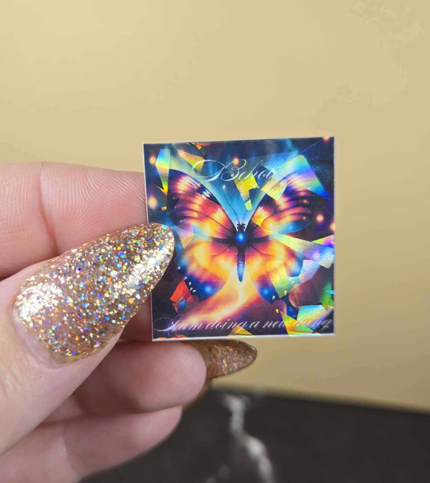 Behold I Am Doing a New Thing Sticker š¦ Holographic