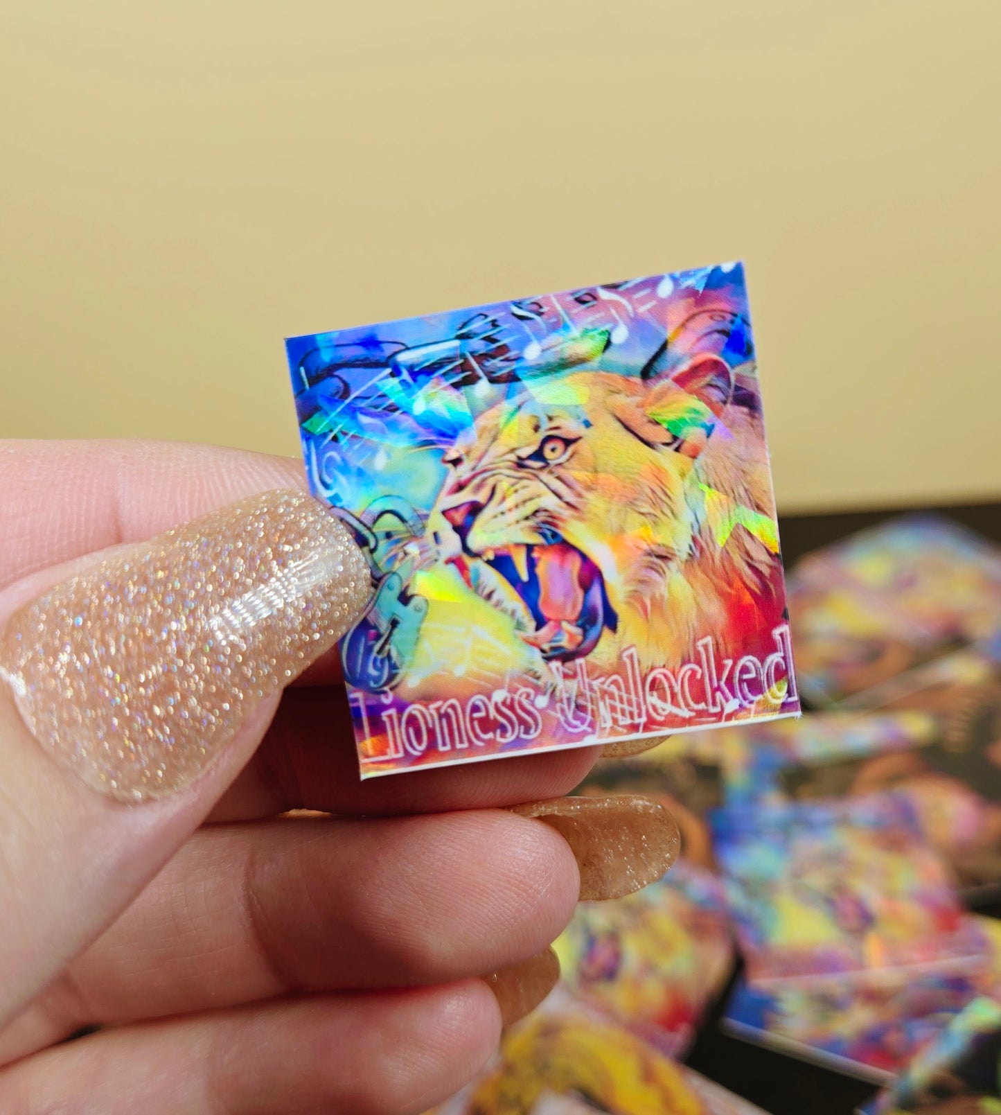 Holographic Glory Cloud Sticker