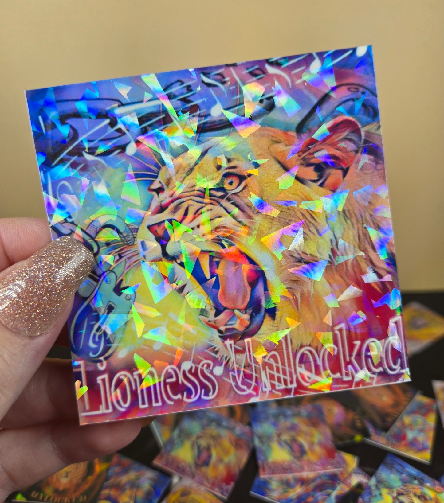 Holographic Glory Cloud Sticker