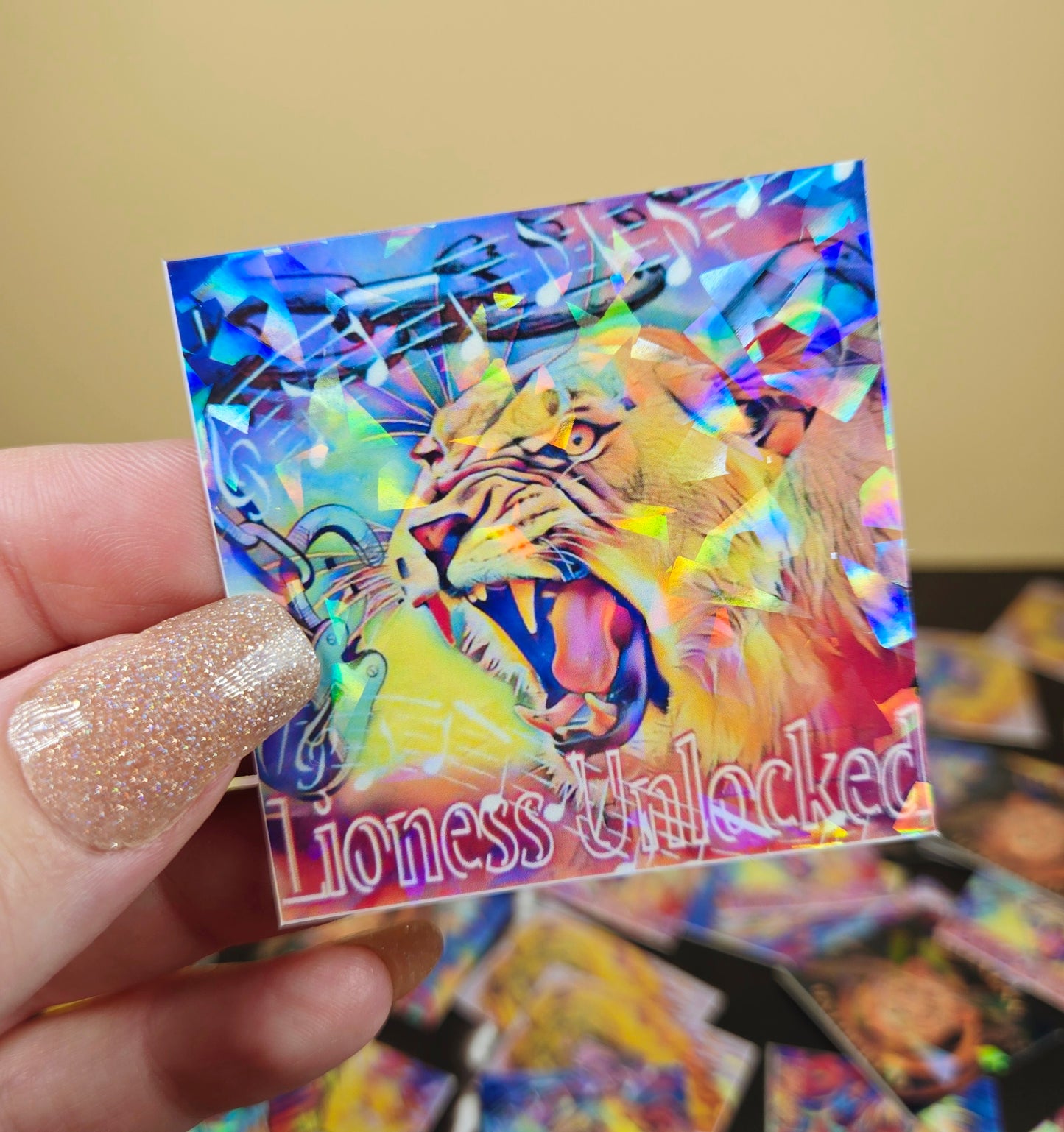 Holographic Glory Cloud Sticker