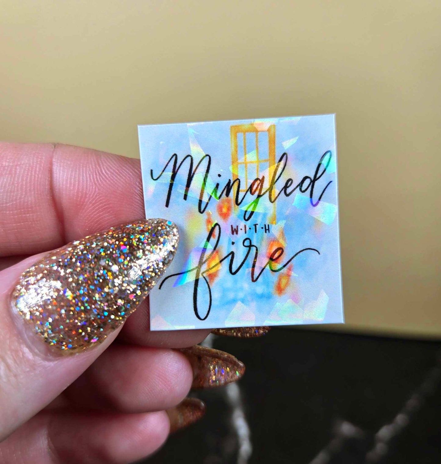 Mingled With Fire sticker 🔥