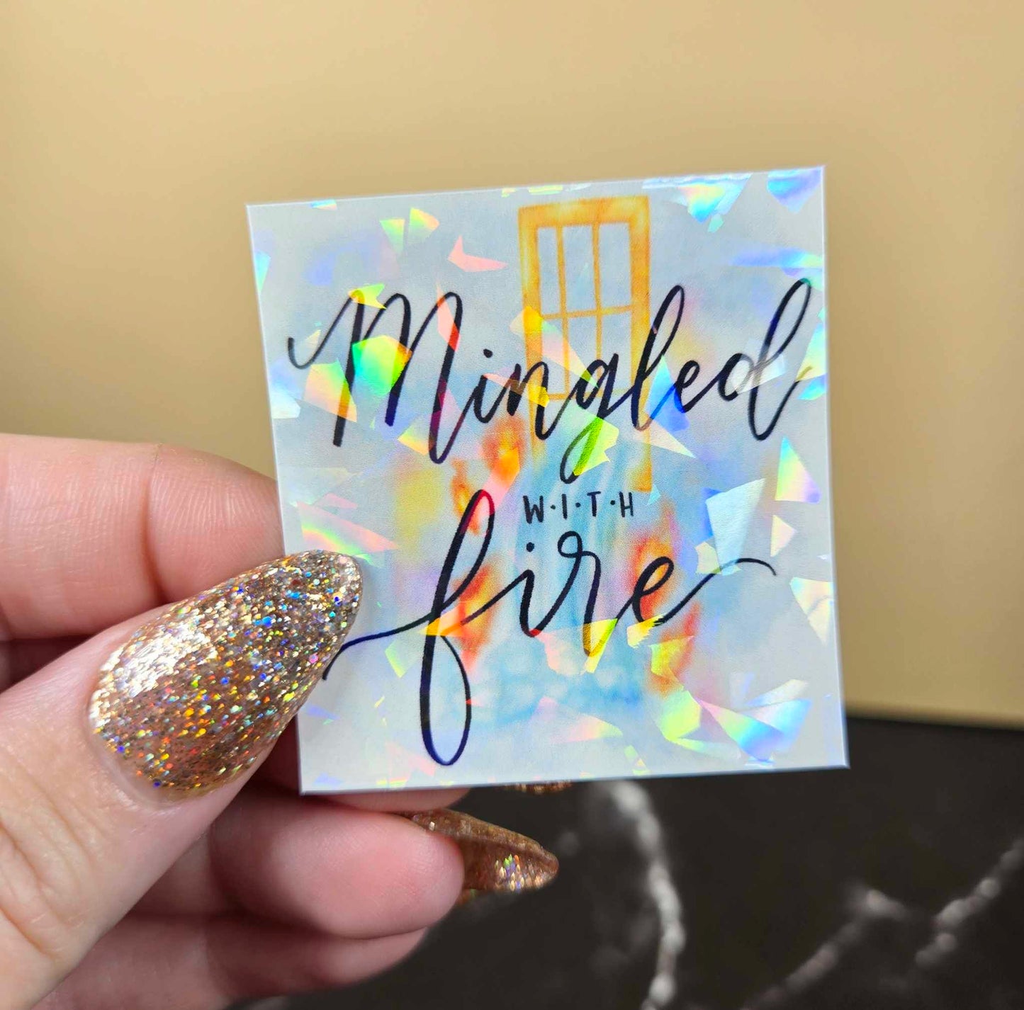 Mingled With Fire sticker 🔥